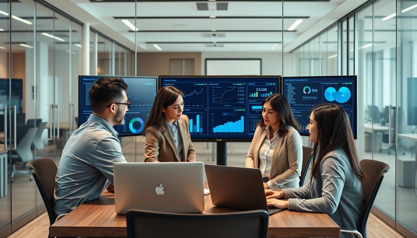 Enterprise software dashboards and business process automation